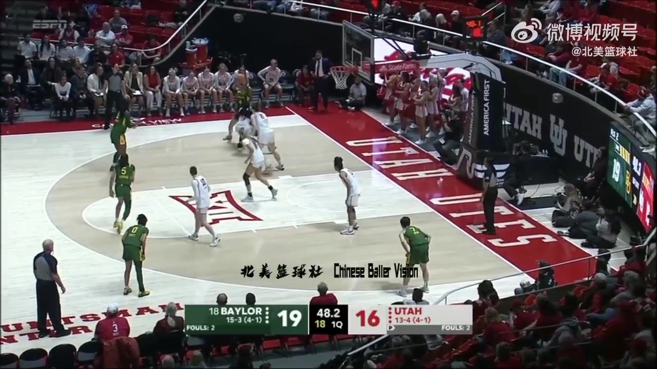 体育娱乐-NCAA常规赛-邓雨婷8投4中&amp;三分3中1 得到9分1助攻